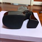 Madden Girl  Glossy Black Heeled Boots Photo 3