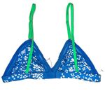 Aerie NWOT Blue Floral Bralette SMALL Photo 1