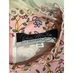 Dalia Macphee Pink Floral Long Sleeve Maxi Dress Size 2XL Photo 4