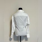 ZARA  White Button Down Shirt with Tie Front Photo 2