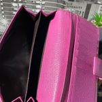 Gucci  Brown and Pink Clutch with Gold Chain Photo 9