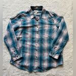 Ariat  Real Womens Relaxed Long Sleeve Button Up Shirt Size Large Cowgirl Photo 0