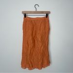 Vintage Springtime Midi Skirt with Pockets!‎ Orange Photo 3