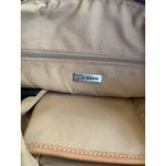 Giani Bernini Red & Black Striped Tote Bag With Tan Handles Photo 5