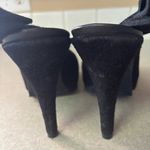 Pedro Garcia Black Suede Preppy Quiet Luxury Goth Whimsigoth Heels 38.5 Size 8 Photo 2