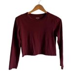 Wild Fable  Size Large Maroon Long- Sleeve Casual Top. Photo 1
