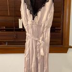 Anthropologie NWT $168 By  Sleeveless V-Neck Lace Tie-Styling Wrap Midi Dress M Photo 6