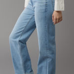 American Eagle  Outfitters High-Waisted Stovepipe Cuffed Jeans Photo 0