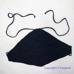 frankie's bikinis New! Frankies bikini jimi black crochet halter bikini top‎ 100% cotton, size S Photo 2