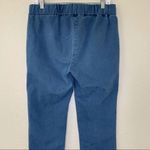 Soft Surroundings Blue Snap Up Ankle Leggings Photo 7