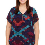 Liz Claiborne Medium Short Sleeve Shear Photo 0