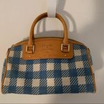 Dooney & Bourke EUC Fabric and Leather Satchel Photo 0