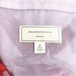 Anthropologie Moulinette Soeurs Nolana Dark Orange Venice Lace Midi Skirt Size 6 Photo 8