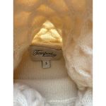 Temperley London Honeycomb Turtleneck Sweater in Cream 100% Wool Size Small Photo 5