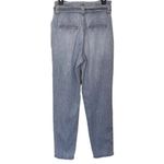 Overlover Abbott Paperbag Denim Pants Women’s Size 25 Grey Tapered 100% Cotton Gray Photo 6