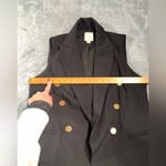 Joie  longline black blazer vest small Photo 5