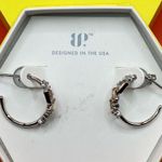 Bomb Party Earrings RBP5690 “Feels Like Forever” Cubic Zirconia on .925 SSS NWT Silver Photo 1