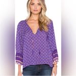 Spell & the Gypsy sunset road bohemian blouse royal purple Photo 2