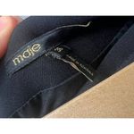 Maje  Black Blue White Embroidered Mini Skirt Sz. 36 (US Small) Photo 4