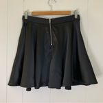 Lulus Lulu’s Black Satin Circle Skirt M Photo 1