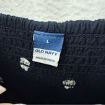 Old Navy  Polka Dot Short Sleeve Maxi Summer Dress Button Womens Large Blue Photo 2