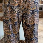 Elevenses Anthropologie  Brown Printed Pull-on Pants Size 2 Photo 4