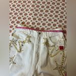 NWT Vintage 80s Country Western Metallic Gold Mom Jeans Size 10 White Photo 7