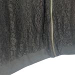 White House | Black Market WHBM Black Lace Long Sleeve Mandarin Collar Full Zip Jacket Women Sz M Photo 3
