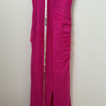 House Of CB  Nalini Mesh Corset Cocktail Dress in Fuchsia Size: S Photo 8