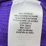 Alice + Olivia Purple Crewneck Cashmere Oversized Ribbed Sweater XS Photo 3