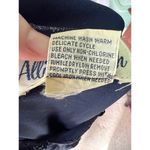 Dress sheer navy lace collar pleated skirt vintage 1980s Blue Size 6 Photo 6