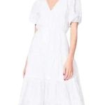 Betsey Johnson  Tiered Rainbow Confetti Dress White Gauze Medium Cottagecore Photo 0