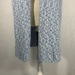 Loft Outlet Longline Blue White Marled Sleeveless Duster Cardigan Large Photo 2