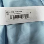 Mac Duggal  Ieena Powder Blue Style 49104 High Neck Gown Size 8 NWT Photo 8