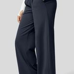 Halara 025H.- High Waisted Plicated Side Pocket Straight Leg Work Pants. Photo 1