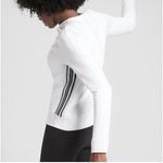 Athleta  24/7 White Black‎ Stripe Pullover Sweatshirt Size Small Photo 1