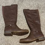 Life Stride Brown Leather Knee-High Boots Photo 0