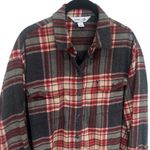 Old Navy  The Boyfriend Shirt Long Sleeve Button Up Cozy Cabincore Holiday L Photo 2