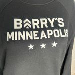 Barry’s Minneapolis Crop Sweatshirt Size Small Black Photo 1