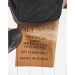 Alexis Lucasta Gown Women's 10 Black Lace Ruched Ruffle Trim Maxi Evening Formal Photo 10