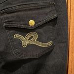 Rocawear  Size 18~Jegging~Black Stretch Panels Gold Bling New NWT Photo 8