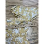 Abercrombie & Fitch Babydoll Dress Smocked Yellow Floral Size M Y2K Cottagecore Photo 11