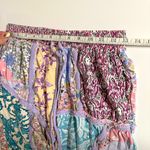 Blue Velvet Patchwork Pants Photo 9