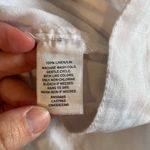 Caslon  Women's L White 100% Linen Summer Fall Long Slacks Pants Trousers Photo 4