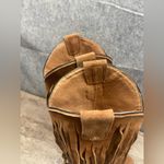 Brother Womens Size 6 Vellies Atlas Western fringe suede in Honey Suede Tan Photo 10