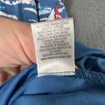 Stitch by Chenault Womens L Maxi Dress Sailboat Print Coastal Grandma Beach Blue Size L Photo 9