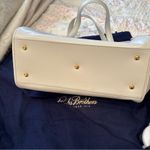 Brooks Brothers  light grey leather purse classic Photo 5