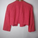 Talbots  8P Pink Red Crop Jacket Petite Photo 1