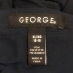 George Ruffle Tank Top Shirt | Business Casual Blue Size XL Photo 6