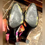 Missoni  velvet and patent floral heels authentic Photo 3